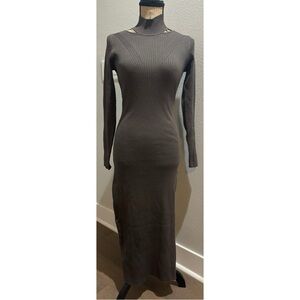 Revolve Heartloom Miller Midi Dress in Bark